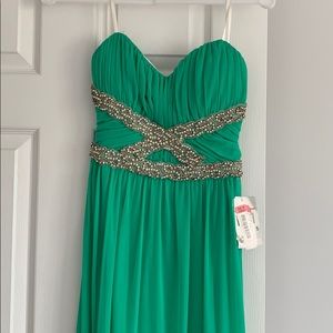💚 GREEN PROM DRESS💚